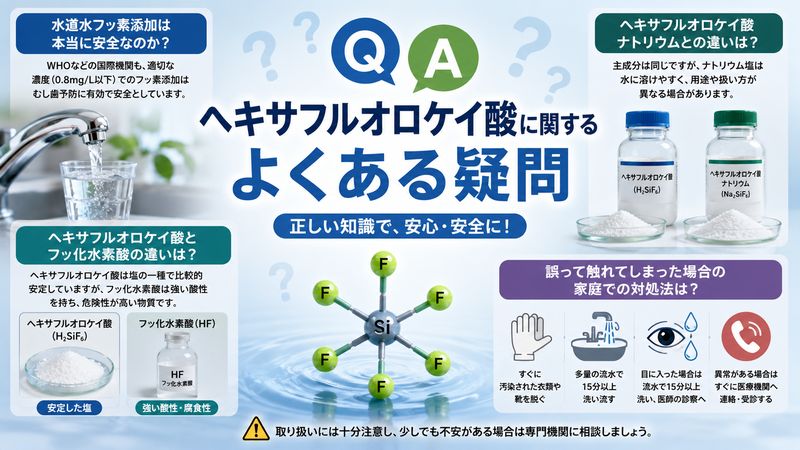 4.ヘキサフルオロケイ酸に関するよくある疑問