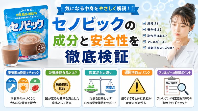 2.セノビックの成分と安全性を徹底検証