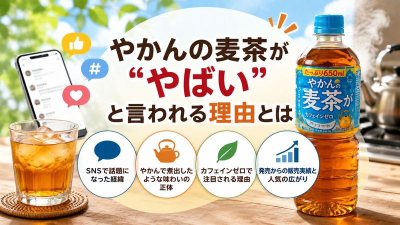 1.やかんの麦茶が「やばい」と言われる理由とは