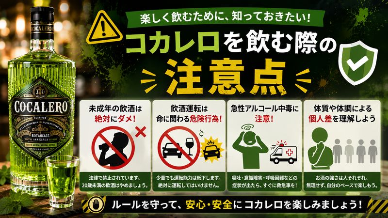 4.コカレロを飲む際の注意点