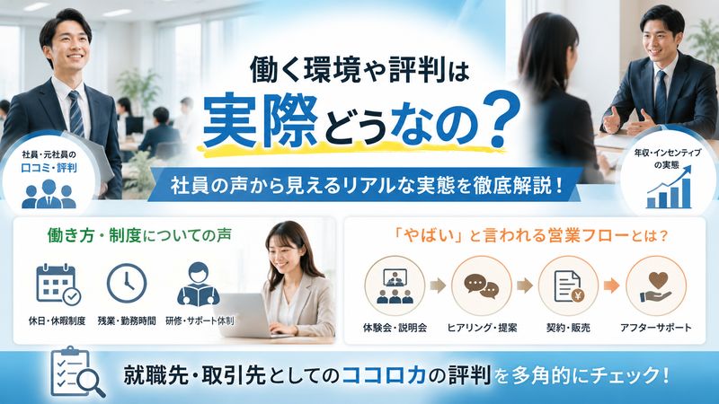 3.就職先・取引先としてのココロカの評判