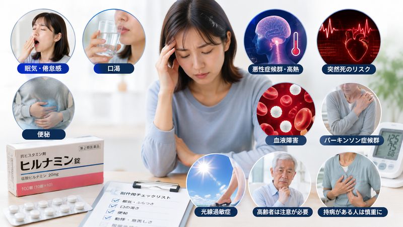 2.ヒルナミンの副作用と危険性