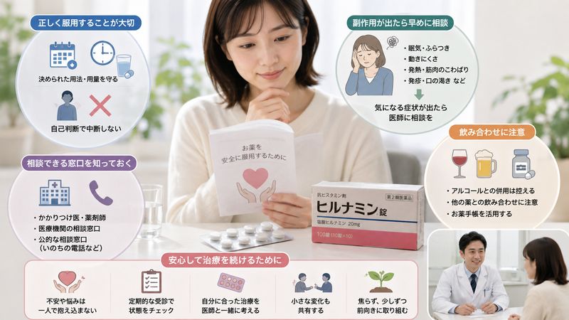 4.ヒルナミンを安全に服用するためのポイント