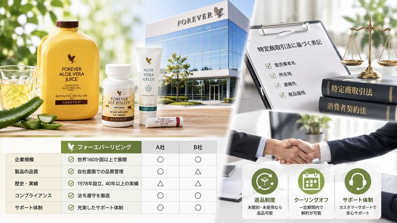 2.フォーエバーリビングは違法なのか?会社としての実態
