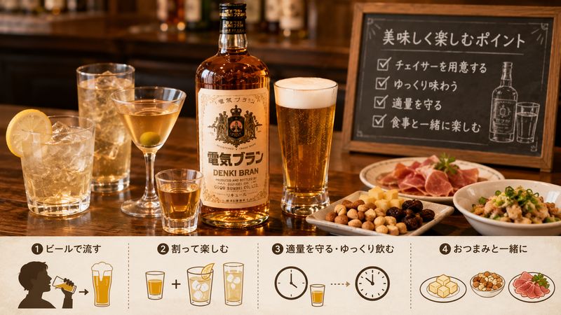 3.電気ブランを安全に楽しむ飲み方のコツ
