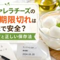 モッツァレラチーズの賞味期限切れは何日まで安全？見分け方と正しい保存法
