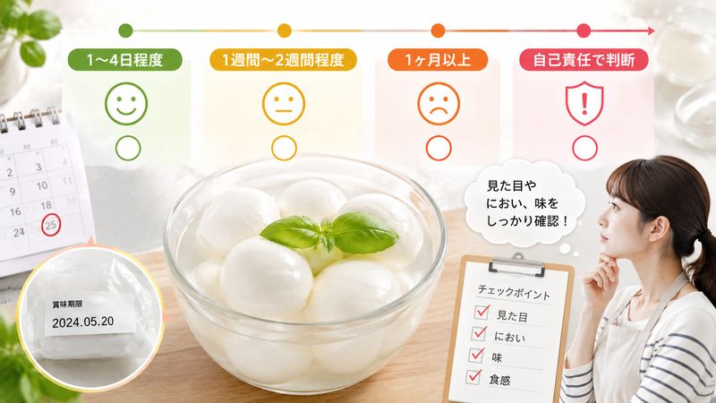 2.賞味期限切れは何日まで食べられる?経過日数別の目安