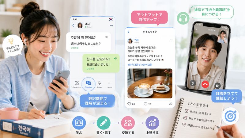 3.ハロートークで韓国語を効果的に学ぶ活用テクニック