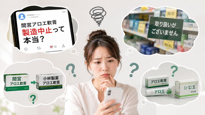 1.間宮アロエ軟膏が「製造中止」と噂される理由