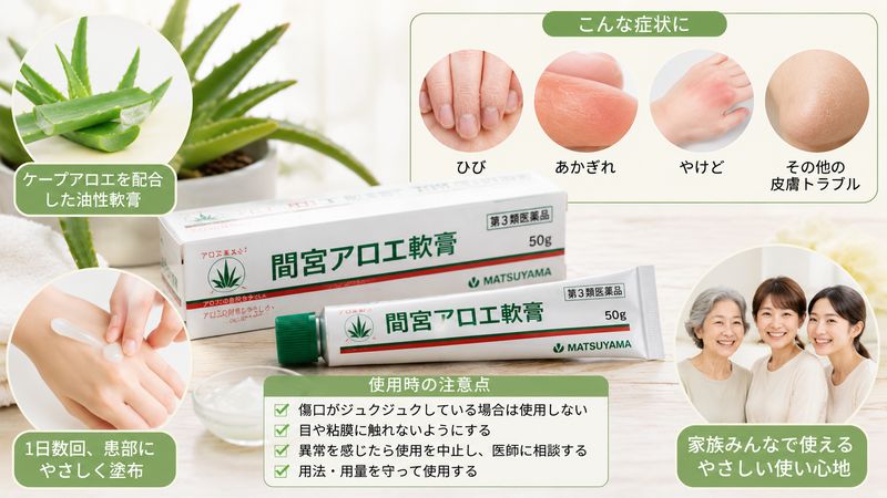 3.間宮アロエ軟膏の特徴と効果的な使い方