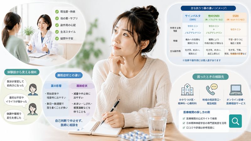 4.サインバルタと上手に付き合うためのポイント