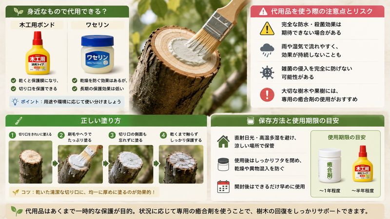 4.ダイソーで買える癒合剤の代用品と正しい使い方